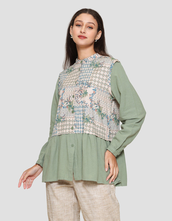 Expand Elara 2 In 1 Blouse Wanita