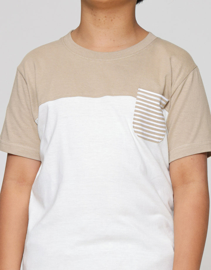 Little M Cut Sewn Ktg Salur Kaos Anak Laki-laki