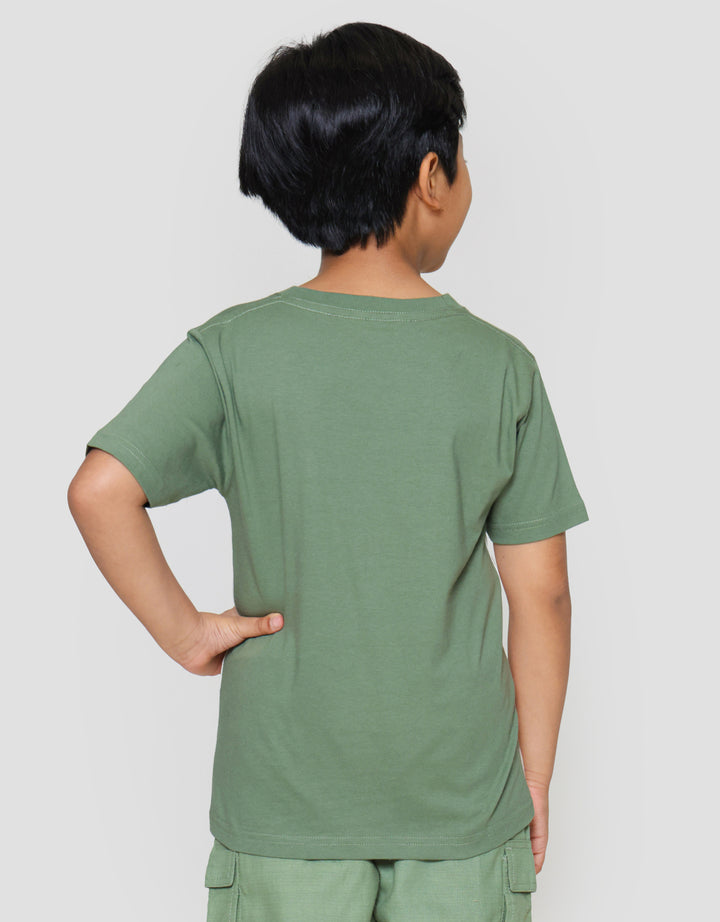 Little M Cut Sewn Ktg Salur Kaos Anak Laki-laki