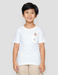 Little M Salur Bear Big Waves Kaos Anak Laki-laki