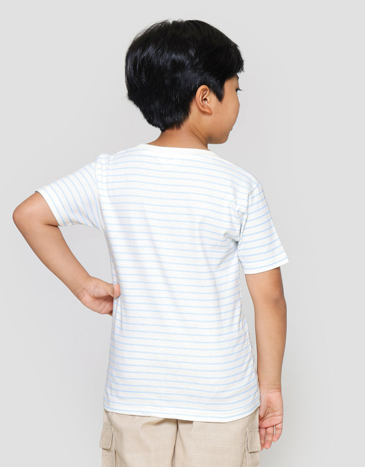 Little M Salur Bear Big Waves Kaos Anak Laki-laki