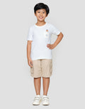 Little M Salur Bear Big Waves Kaos Anak Laki-laki