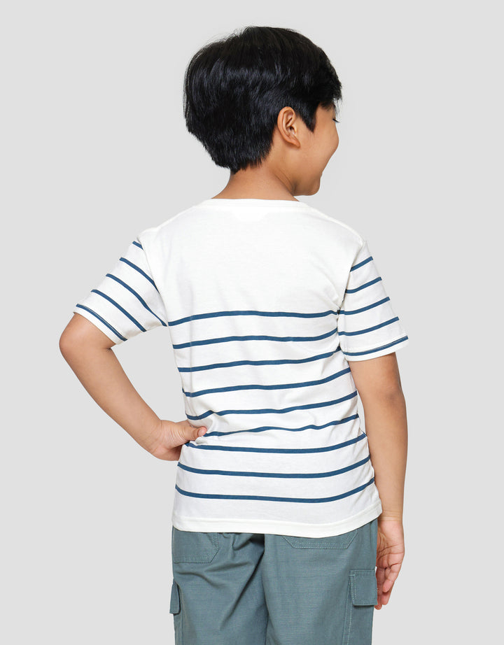 Little M Salur Jangkar Kaos Anak Laki-laki