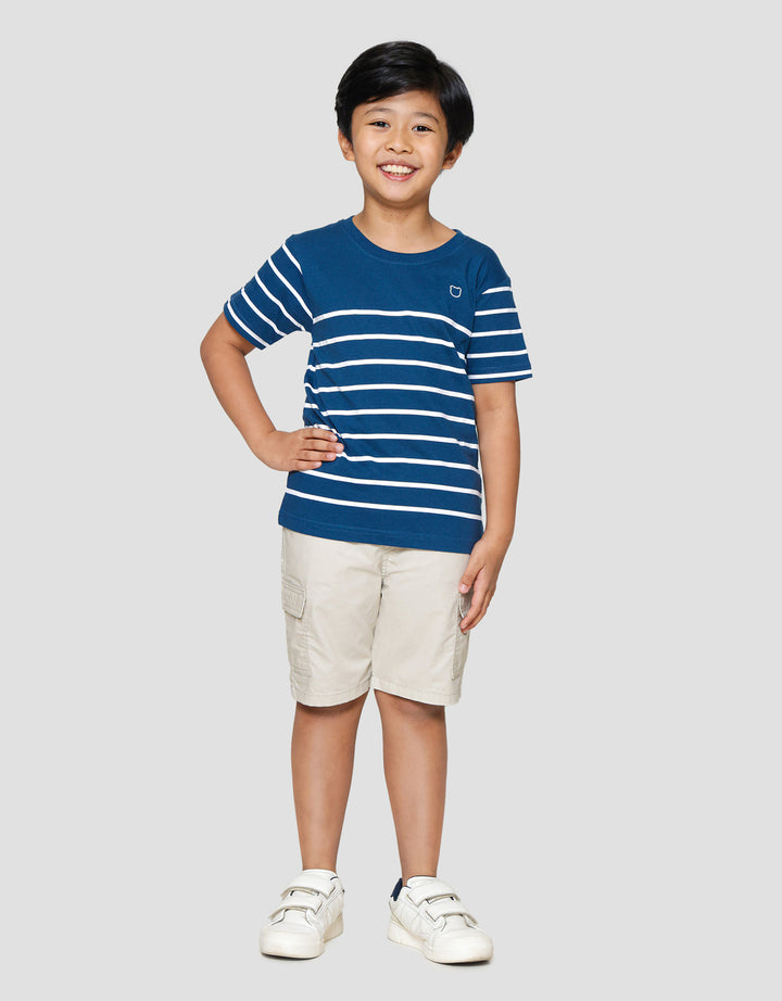 Little M Salur Bear Kaos Anak Laki-laki