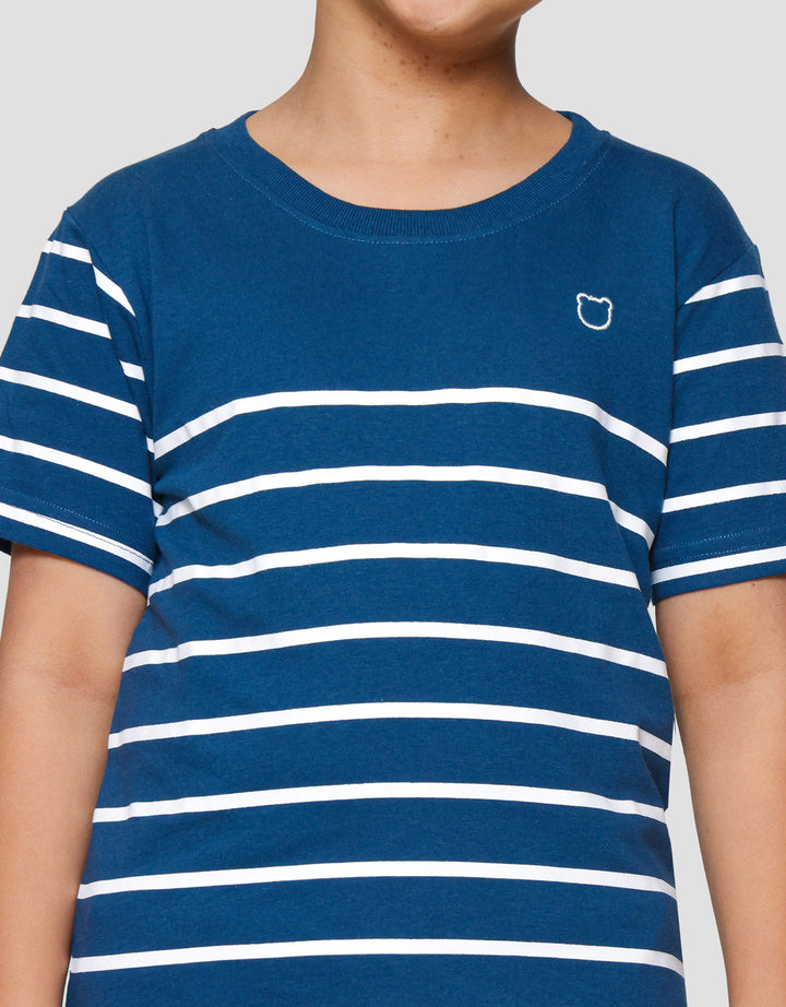 Little M Salur Bear Kaos Anak Laki-laki