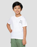 Little M Tc Hippo Sablon Kiri Kaos Anak Laki-laki
