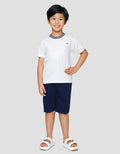 Little M Rib Manset Tennis Baju Set Anak Laki-Laki