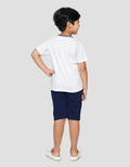 Little M Rib Manset Tennis Baju Set Anak Laki-Laki