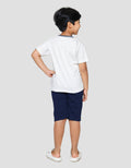 Little M Rib Manset Tennis Baju Set Anak Laki-Laki