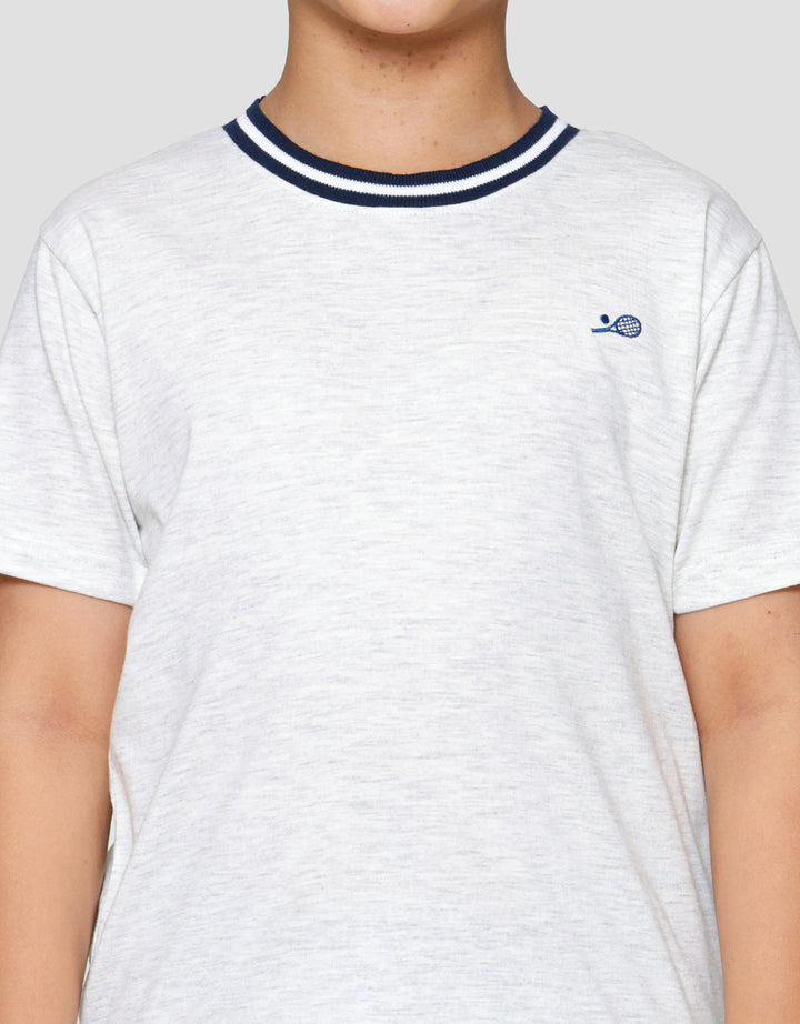 Little M Rib Manset Tennis Baju Set Anak Laki-Laki