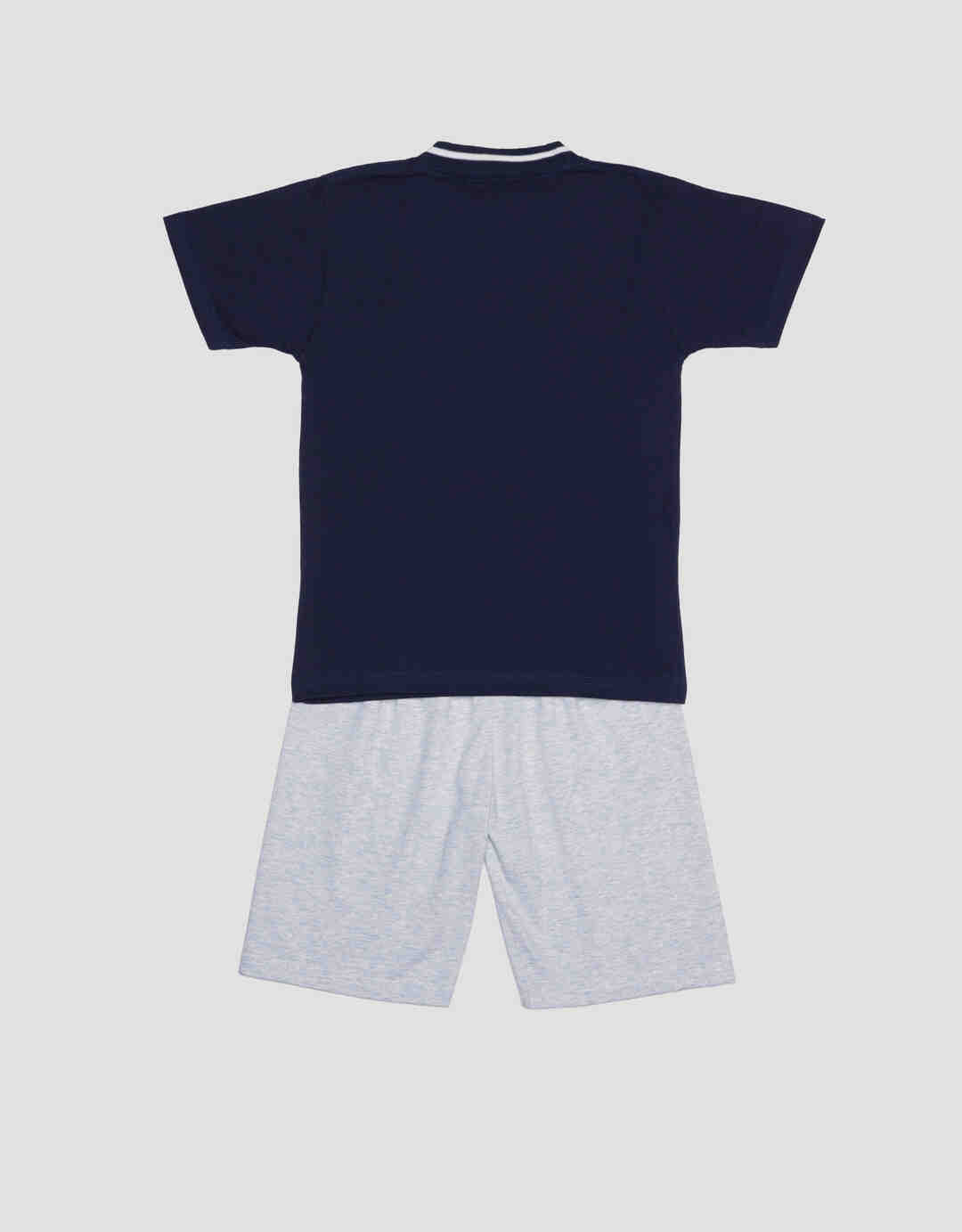 Little M Rib Manset Baseball Baju Set Anak Laki-Laki
