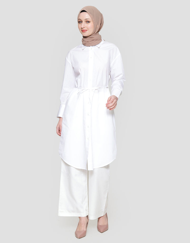 Annisa Basic Soft Cotton With Drawstring Tunik Wanita