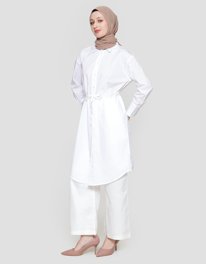 Annisa Basic Soft Cotton With Drawstring Tunik Wanita