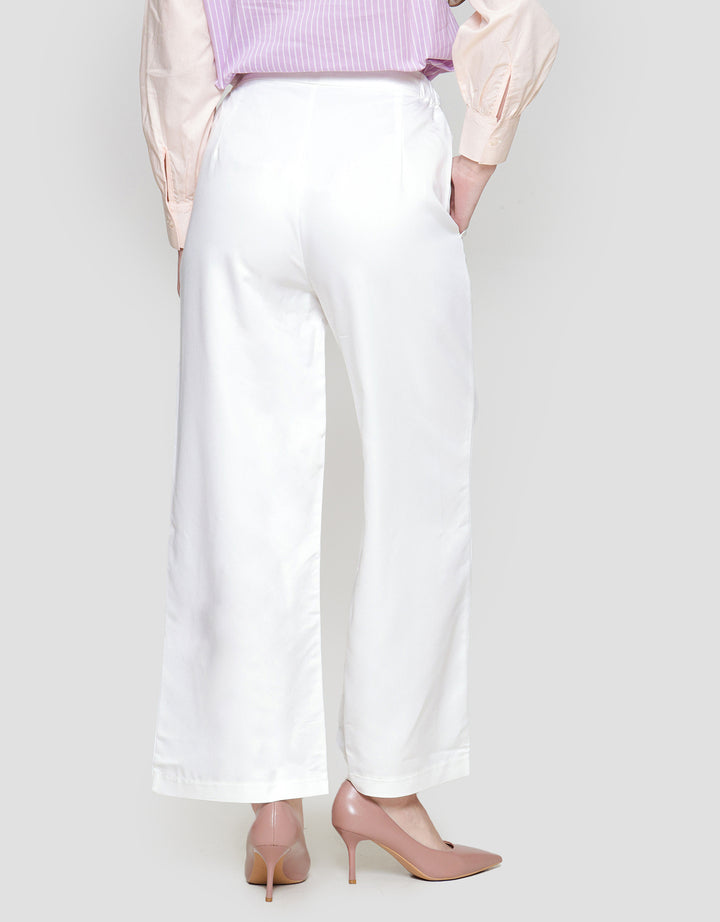 Annisa Soft Twill Wide Leg Trouser Celana Panjang Wanita