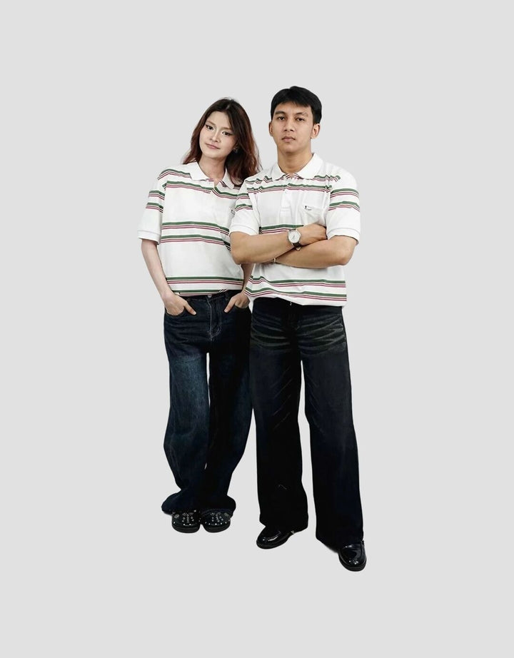 Walrus Polo Kemeja Salur Uniseks
