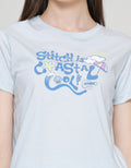 Disney Blue Stitch Baju Tidur Set Wanita