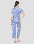 Disney Blu Stitch Set Piyama Wanita