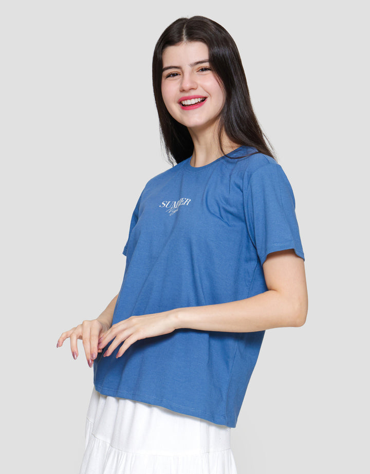 Nevada Reguler Cvc Summer Night Kaos Wanita