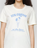 Nevada Reg Comb Ice Cream Kaos Lengan Pendek Wanita