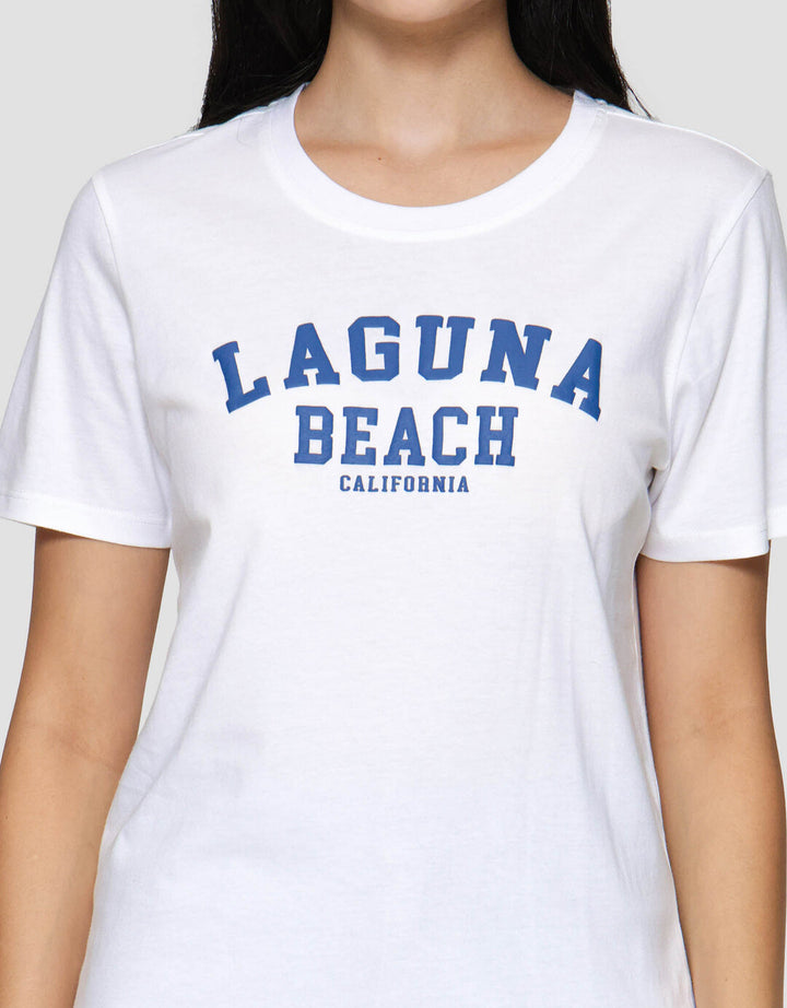 Nevada Laguna Beach Kaos Lengan Pendek Wanita