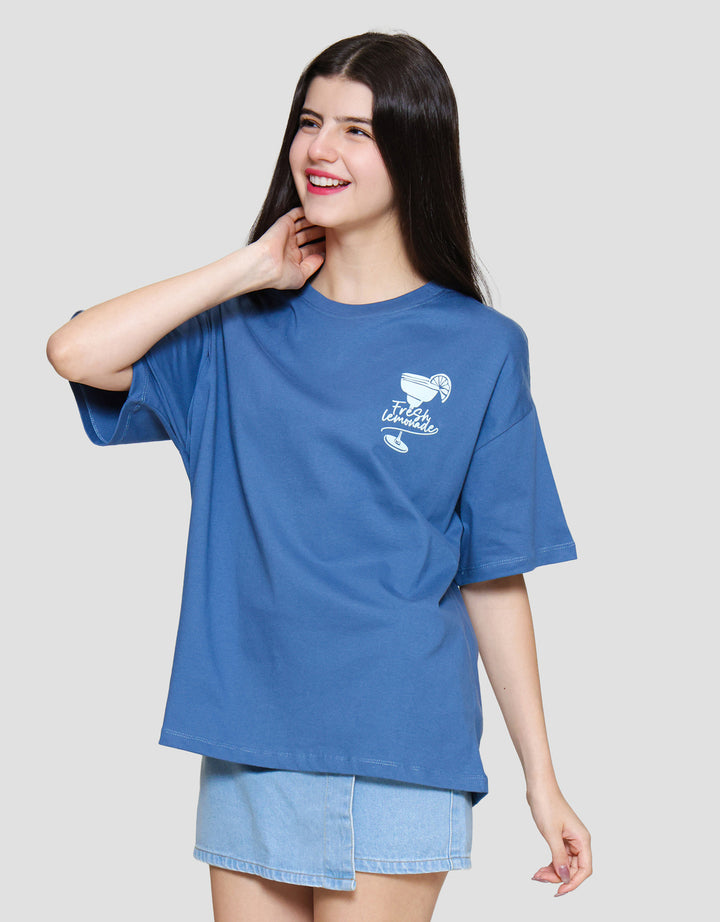 Nevada Comb Fresh Lemonade Kaos Oversize Wanita