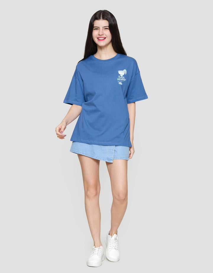 Nevada Comb Fresh Lemonade Kaos Oversize Wanita