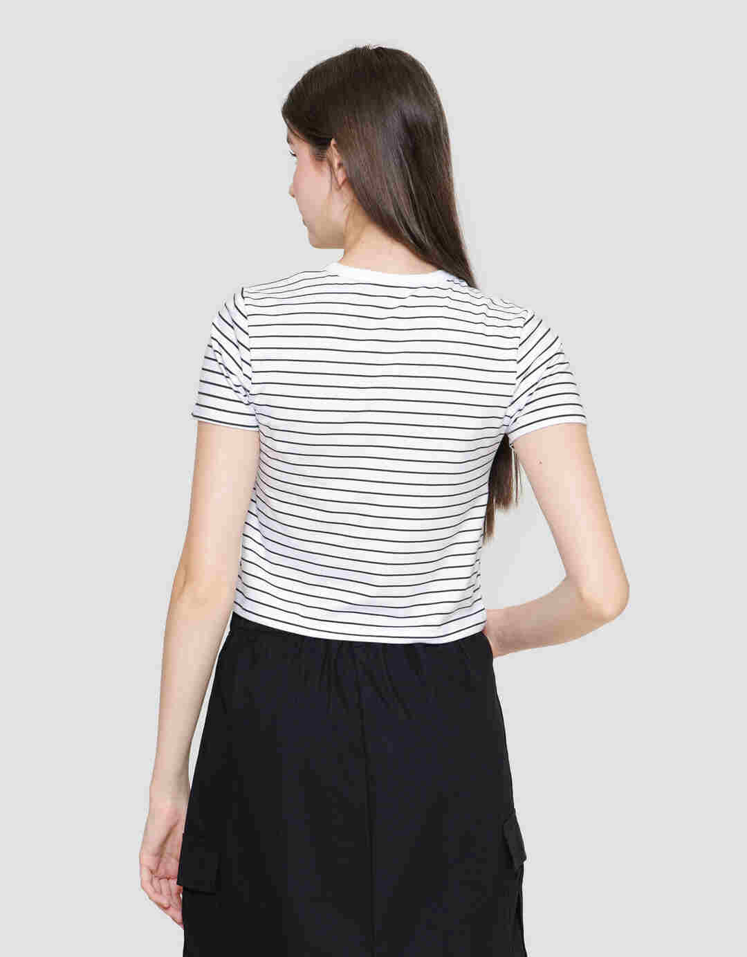 NEVADA STRIPE CALIFORNIA GIRL KAOS LENGAN PENDEK WANITA