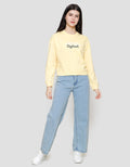Nevada Sld Crop Babyterry Daybreak Sweater Wanita