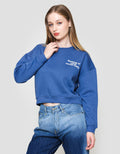 Nevada Sweatshirt Swt Sld Crop Fleece Comes Easily