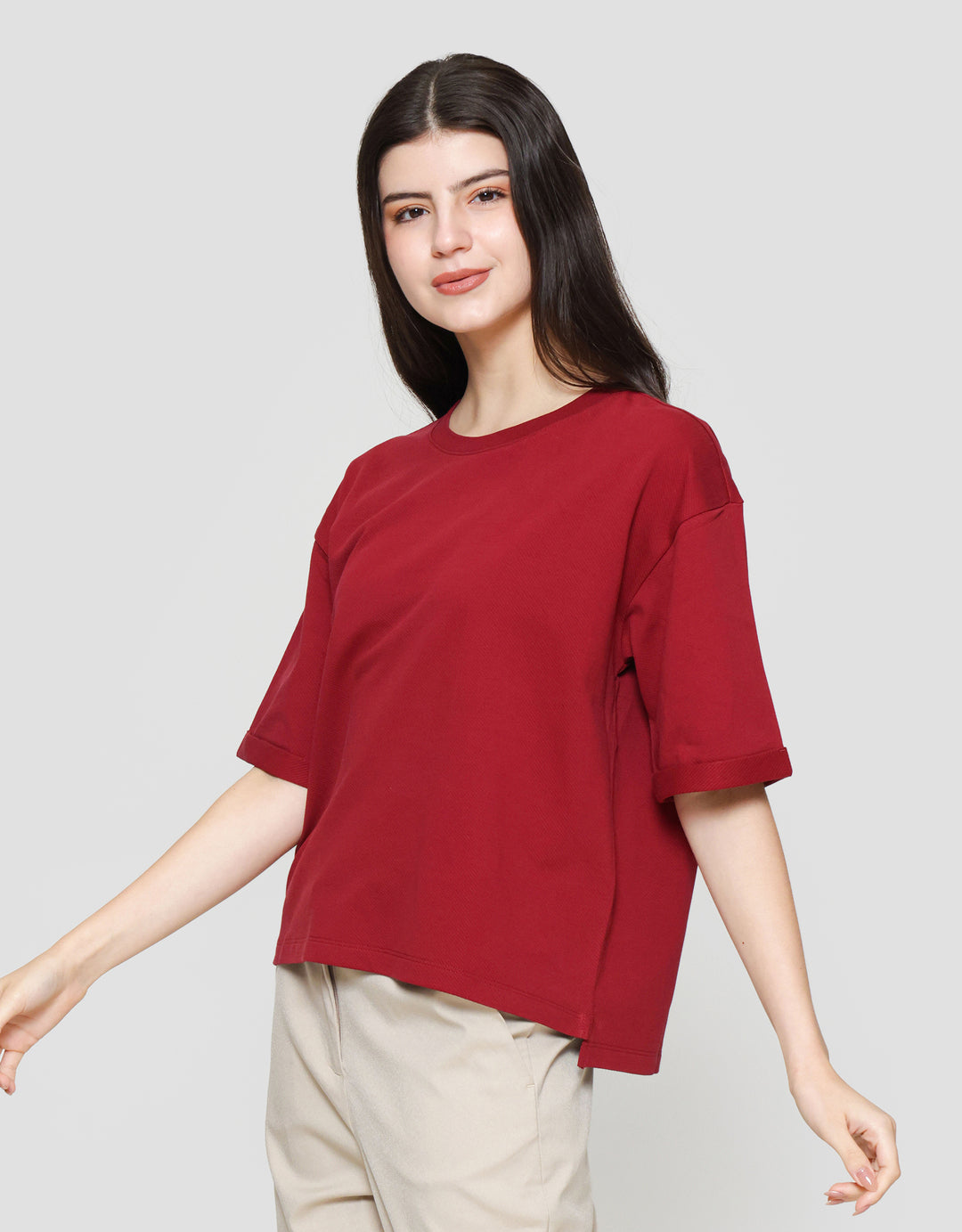 Suko OVZ Cropped Kaos Basic Wanita