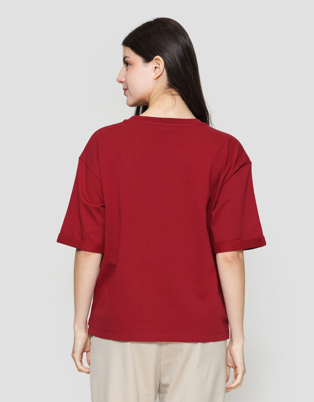 Suko OVZ Cropped Kaos Basic Wanita