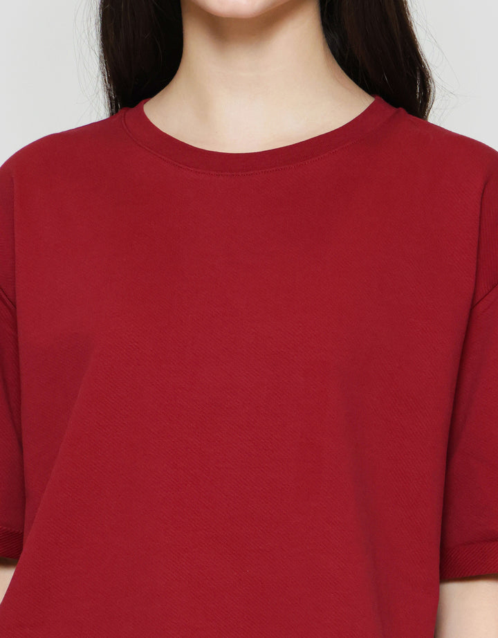Suko OVZ Cropped Kaos Basic Wanita