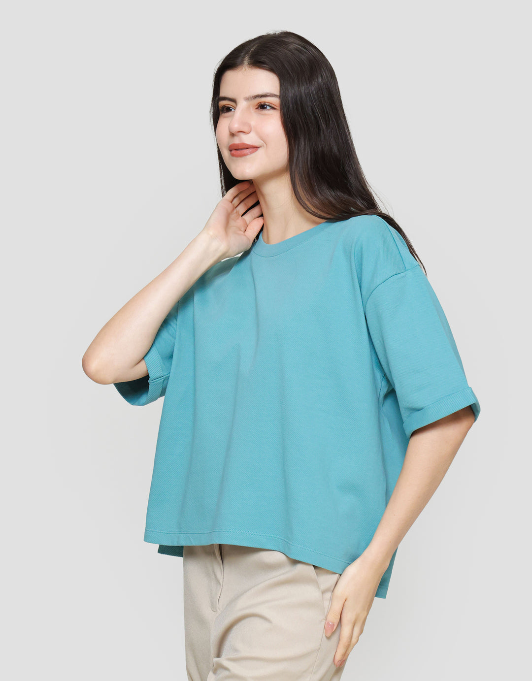 Suko OVZ Cropped Kaos Basic Wanita