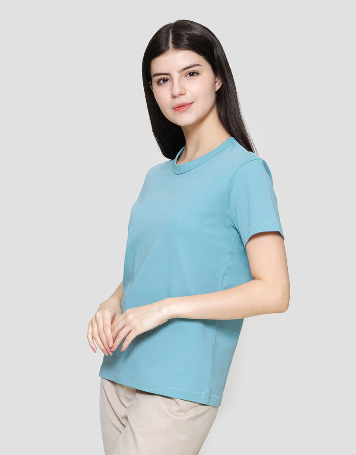 Suko Women's Round Collar Basic T-Shirt