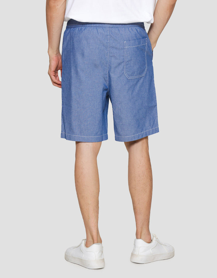 Suko Relax Chambray Celana Pendek Pria