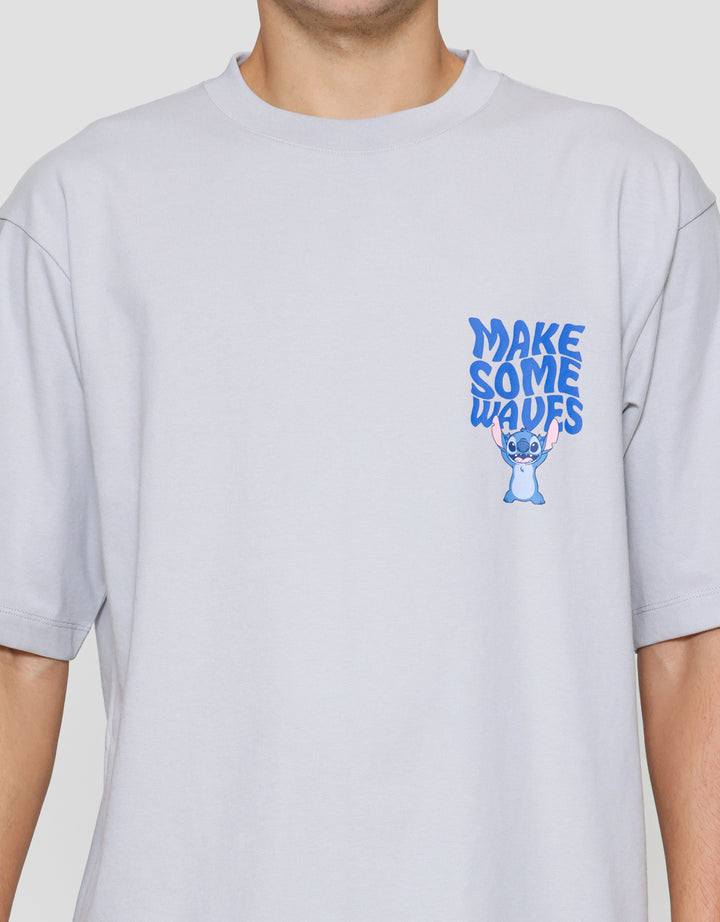 Suko Oversized Graphic Disney Kaos Lengan Pendek Pria