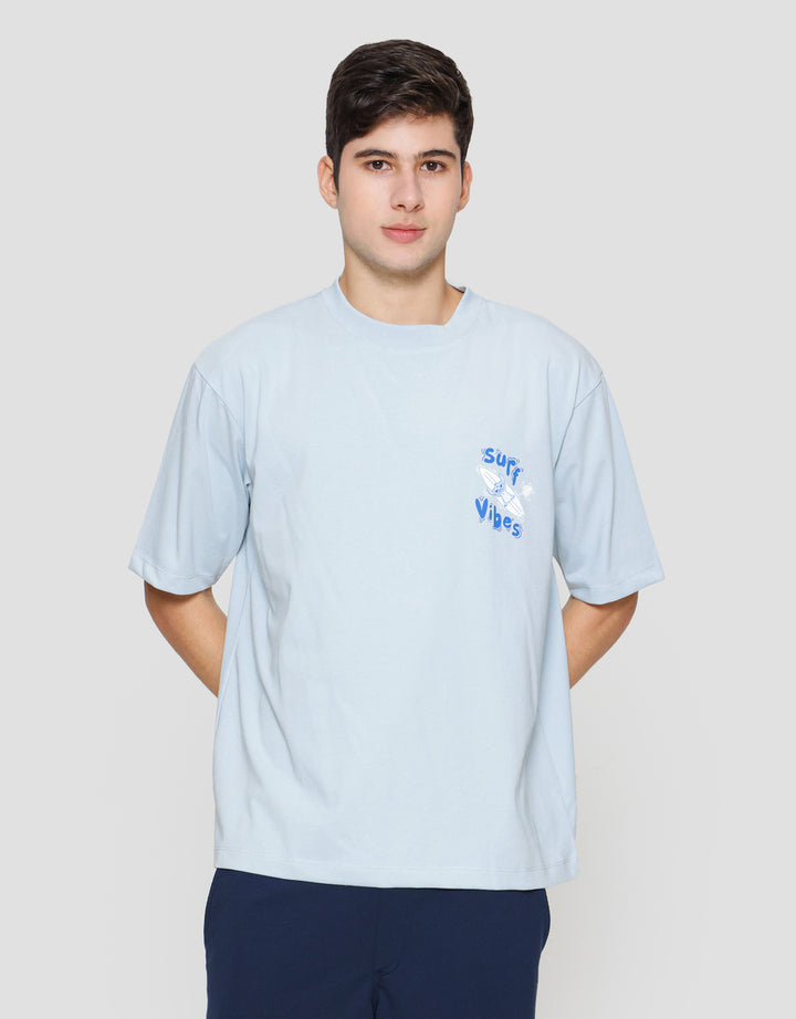 Suko Oversized Graphic Disney Kerah Bulat Kaos Pria
