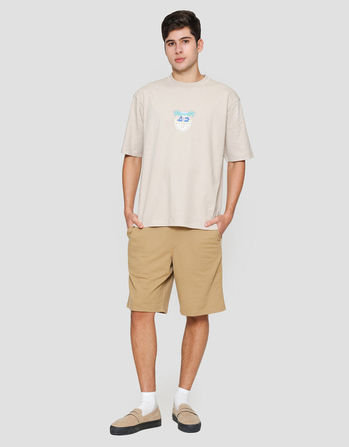 Suko Oversized Graphic Disney Kaos Lengan Pendek Pria