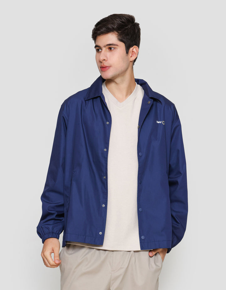 Suko Graphic Coach Print Jaket Pria