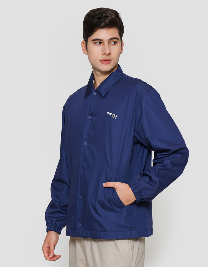 Suko Graphic Coach Print Jaket Pria