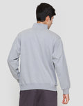 Suko Jaket Ritsleting 1/2 Sweater Pria