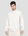 Suko Jaket Ritsleting 1/2 Sweater Pria