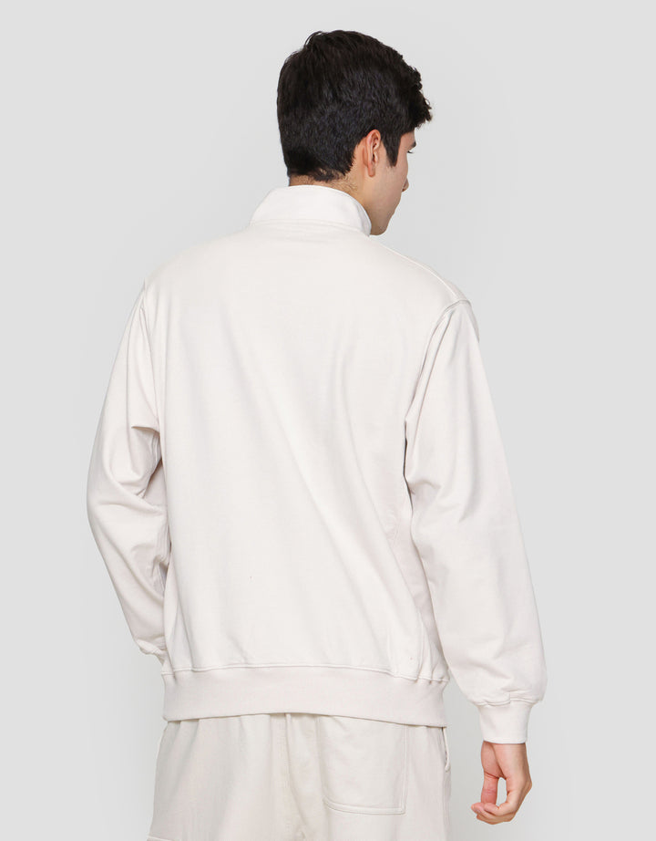 Suko Jaket Ritsleting 1/2 Sweater Pria