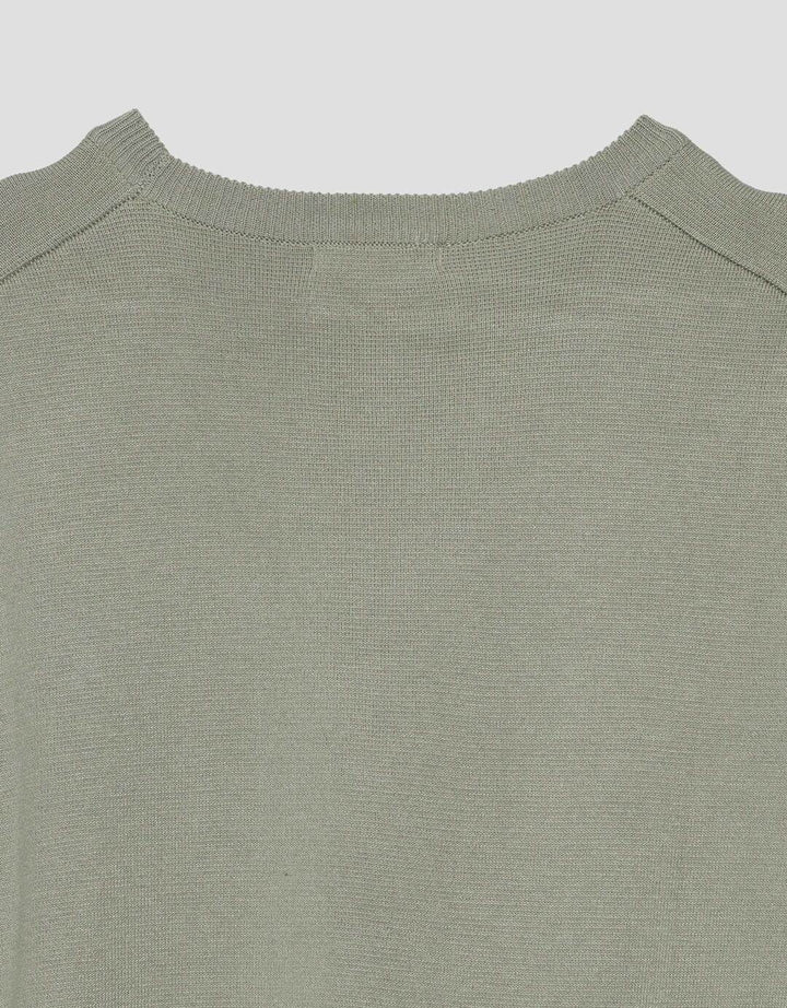 Suko Rajut Kerah Bulat Lengan Pendek Kaos Pria