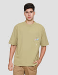 Suko Oversized Graphic Pocket Kaos Lengan Pendek Pria