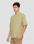 Suko Oversized Graphic Pocket Kaos Lengan Pendek Pria