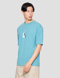 Suko Oversized Graphic Kerah Bulat Kaos Lengan Pendek Pria