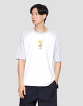 Suko Graphic Raglan Kaos Lengan Pendek Pria