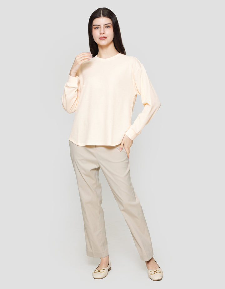 SUKO WAFFLE KAOS LENGAN PANJANG WANITA