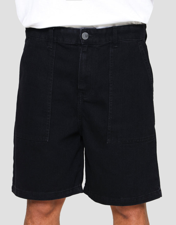 Nevada Denim Baggy Patch Pocket Celana Pendek Pria